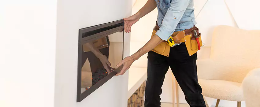 Metal Fireplace Installation in Takoma Park, Maryland