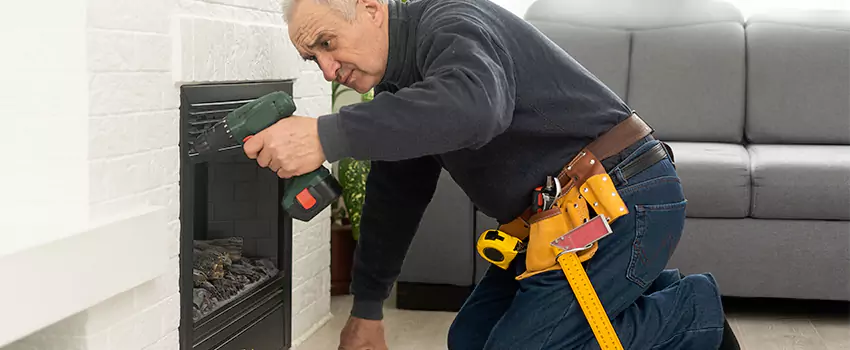 New Indoor Fireplace Installation in Takoma Park, Maryland