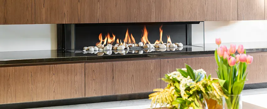 Double-height Fireplace Design Refurbishment in Takoma Park, Maryland